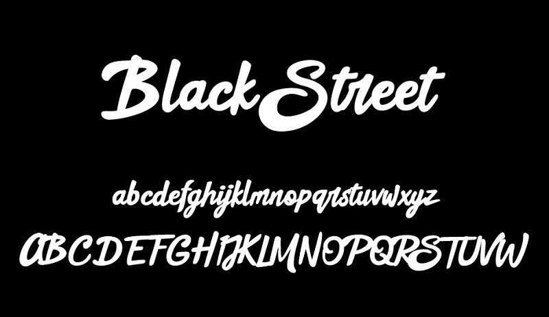 black-street-font