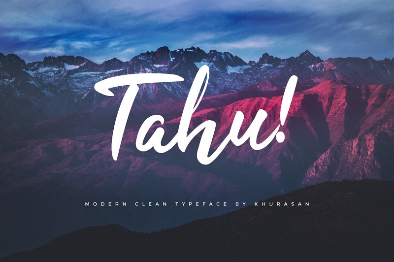 tahu-script-font